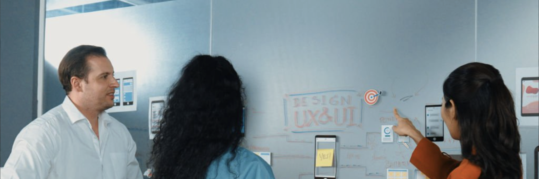 Whiteboard planning session